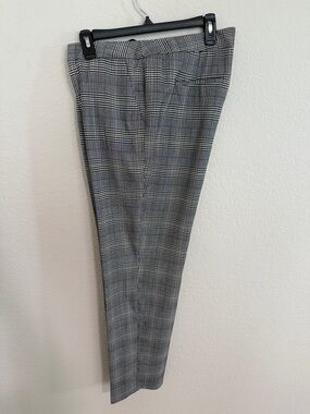 Amanda & Chelsea Grey Plaid Trousers